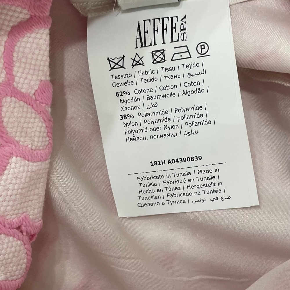 BOUTIQUE MOSCHINO {8} Pink Lavender Dress Cap Sleeve Fitted - Picture 9 of 10